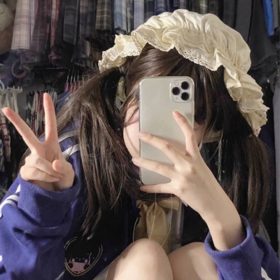 日系好看原宿风女生微信头像