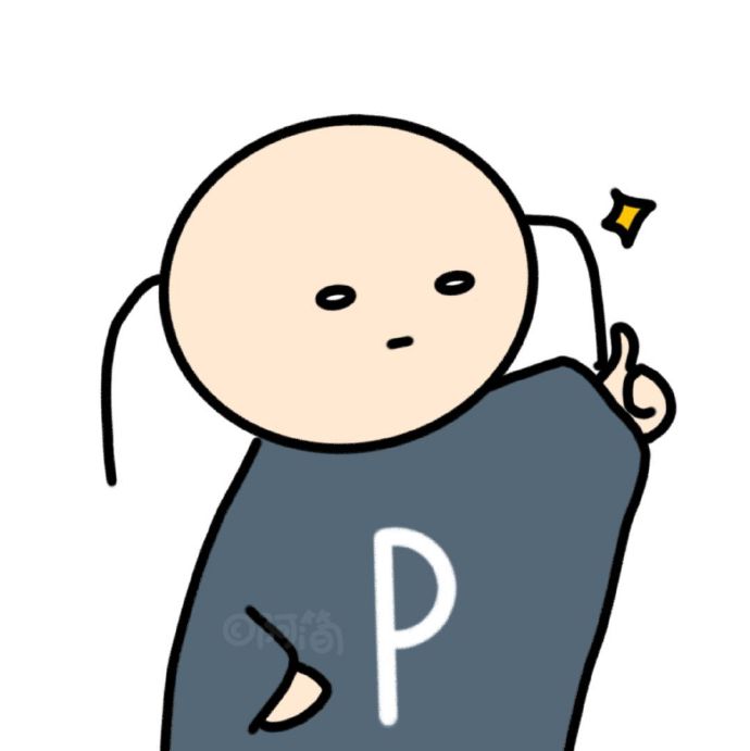 搞怪手绘字母微信头像