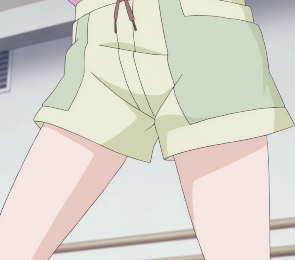 动漫女生短裤短裙部位微信头像