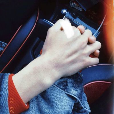 不露脸的情侣头像