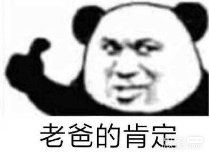 彩虹屁夸人熊猫头微信表情包