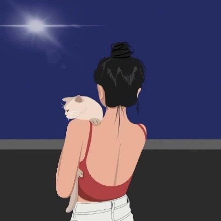 简约且实用情侣微信头像