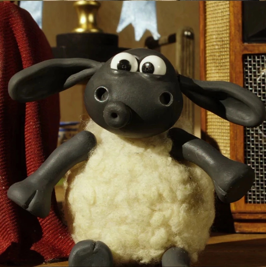 小羊肖恩可爱微信头像