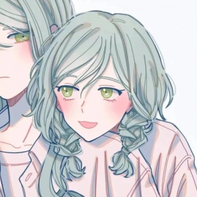 二次元卡通闺蜜微信头像