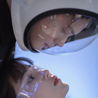 一人一半超甜真人情侣微信头像