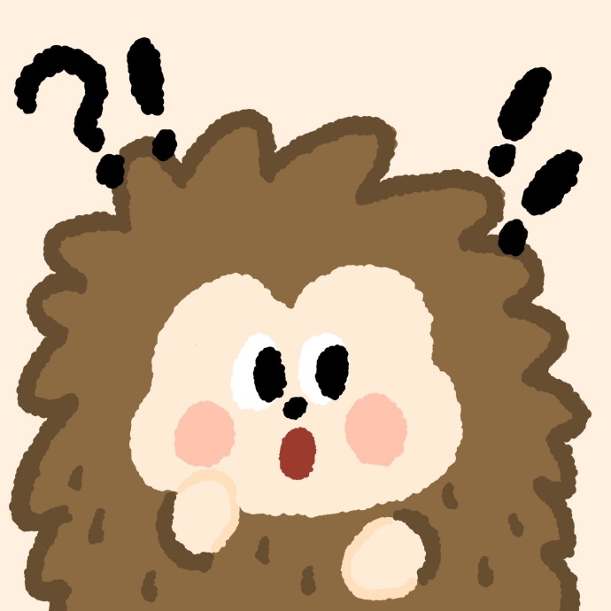 惊讶小动物可爱微信头像