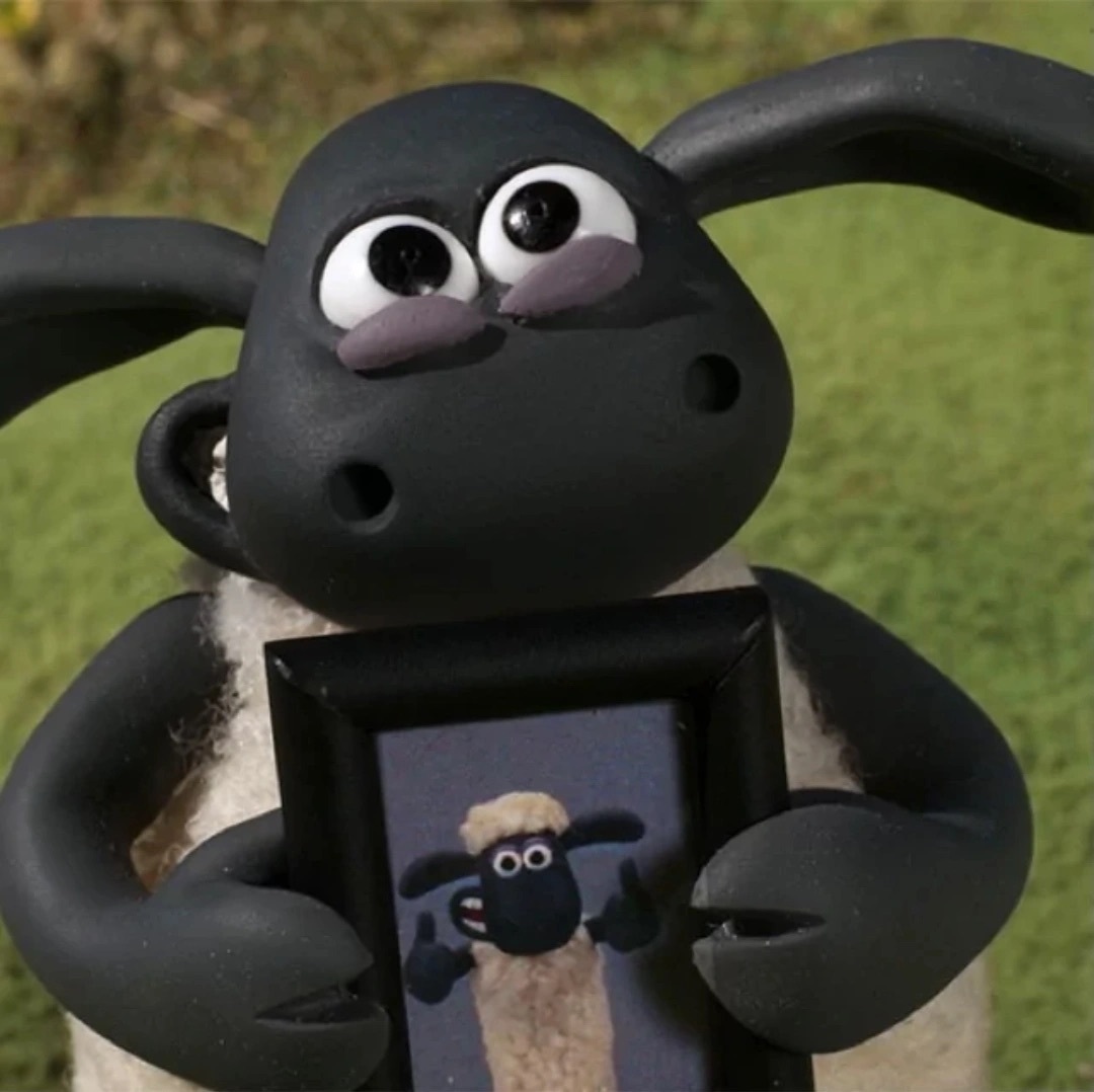 小羊肖恩可爱微信头像