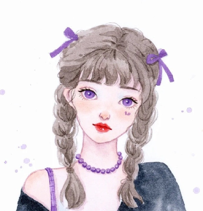 Q版真人手工彩绘个性微信头像