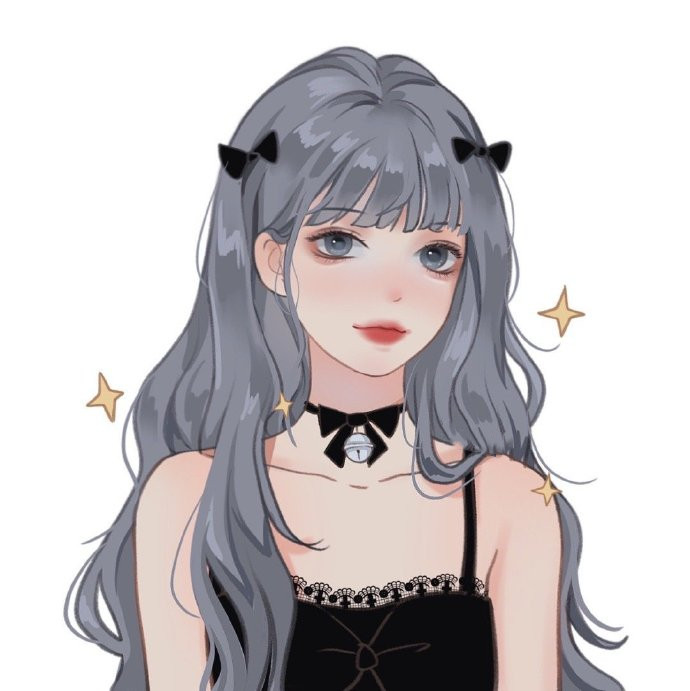 画风简约却不失精致的插画微信头像