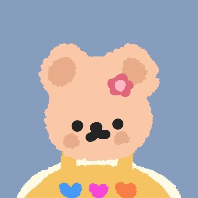 手绘卡通熊可爱微信头像