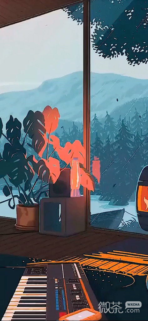 动漫二次元场景风景插画壁纸