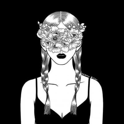 炫酷的黑白风个性微信头像