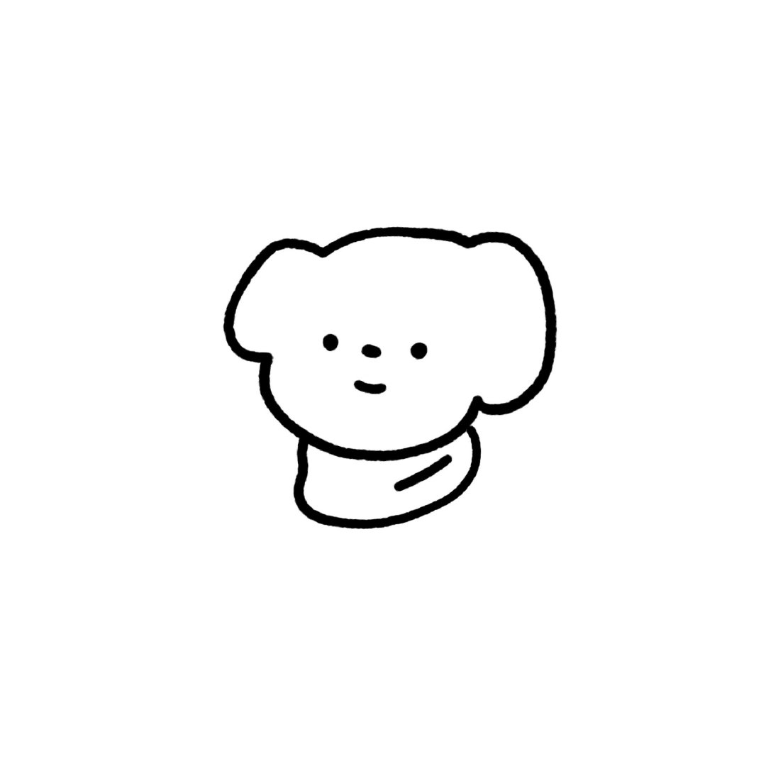 手绘简单又好看的卡通微信头像