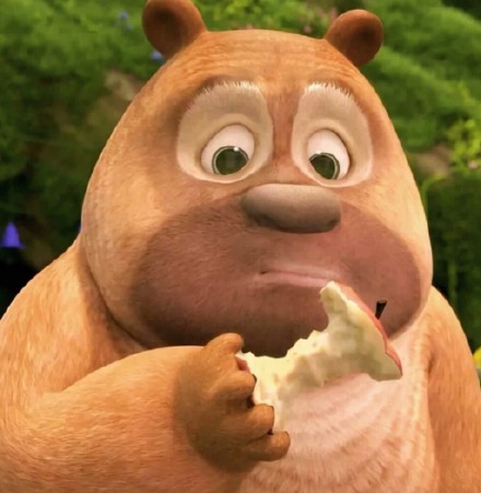 《熊出没》小时候的熊大熊二可爱微信头像