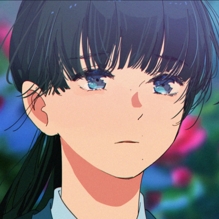 手绘好看的情侣微信头像