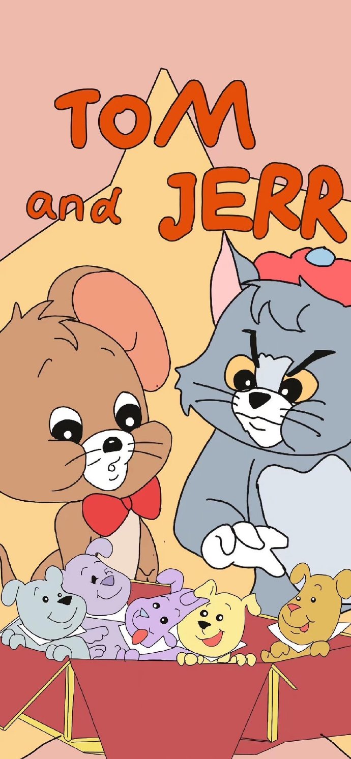 一人一半可爱卡通情侣微信头像