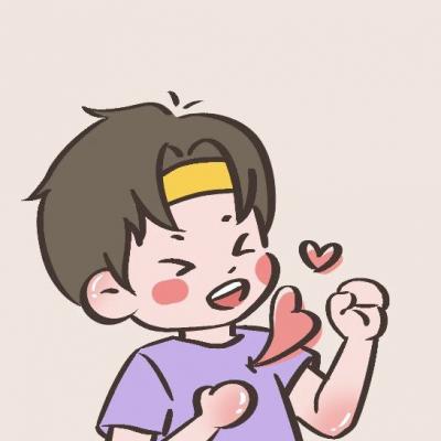 俏皮卡通动漫情侣头像