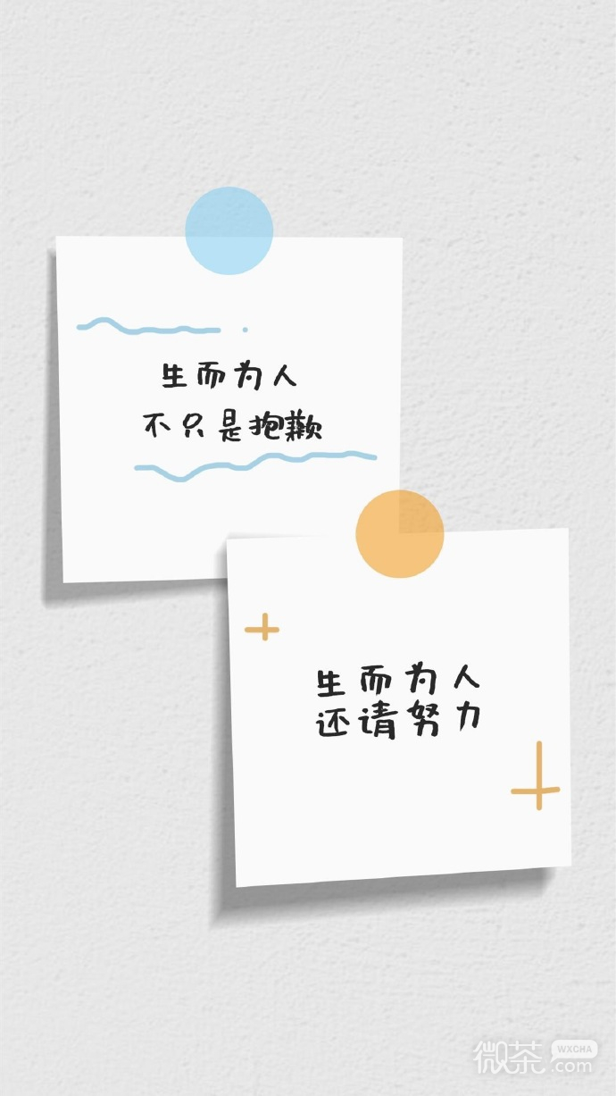 清新简约的文字聊天背景图