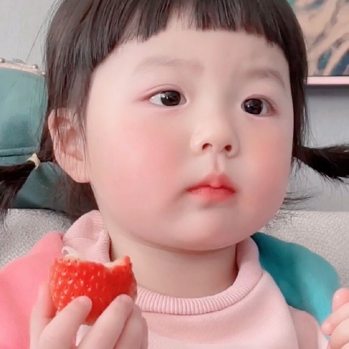人类幼崽呆萌可爱微信头像