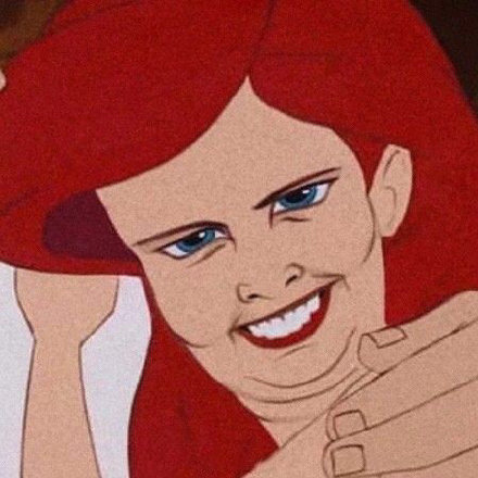 迪士尼公主搞怪微信头像