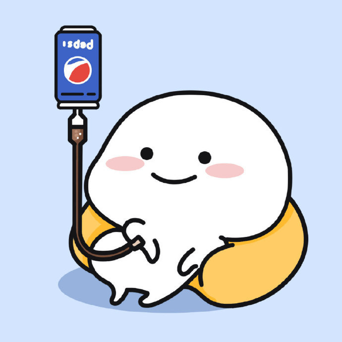 搞笑打点滴挂吊瓶微信表情包