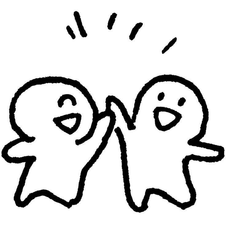 手绘搞笑小人微信头像