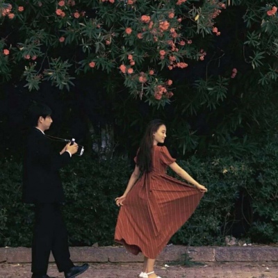 超甜的真人背影情侣头像