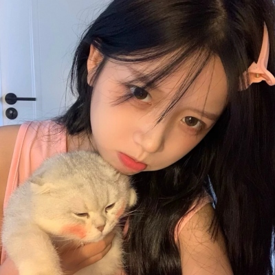 甜美可爱少女心粉色系女生微信头像