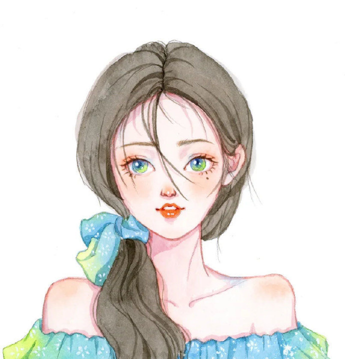 Q版真人手工彩绘个性微信头像