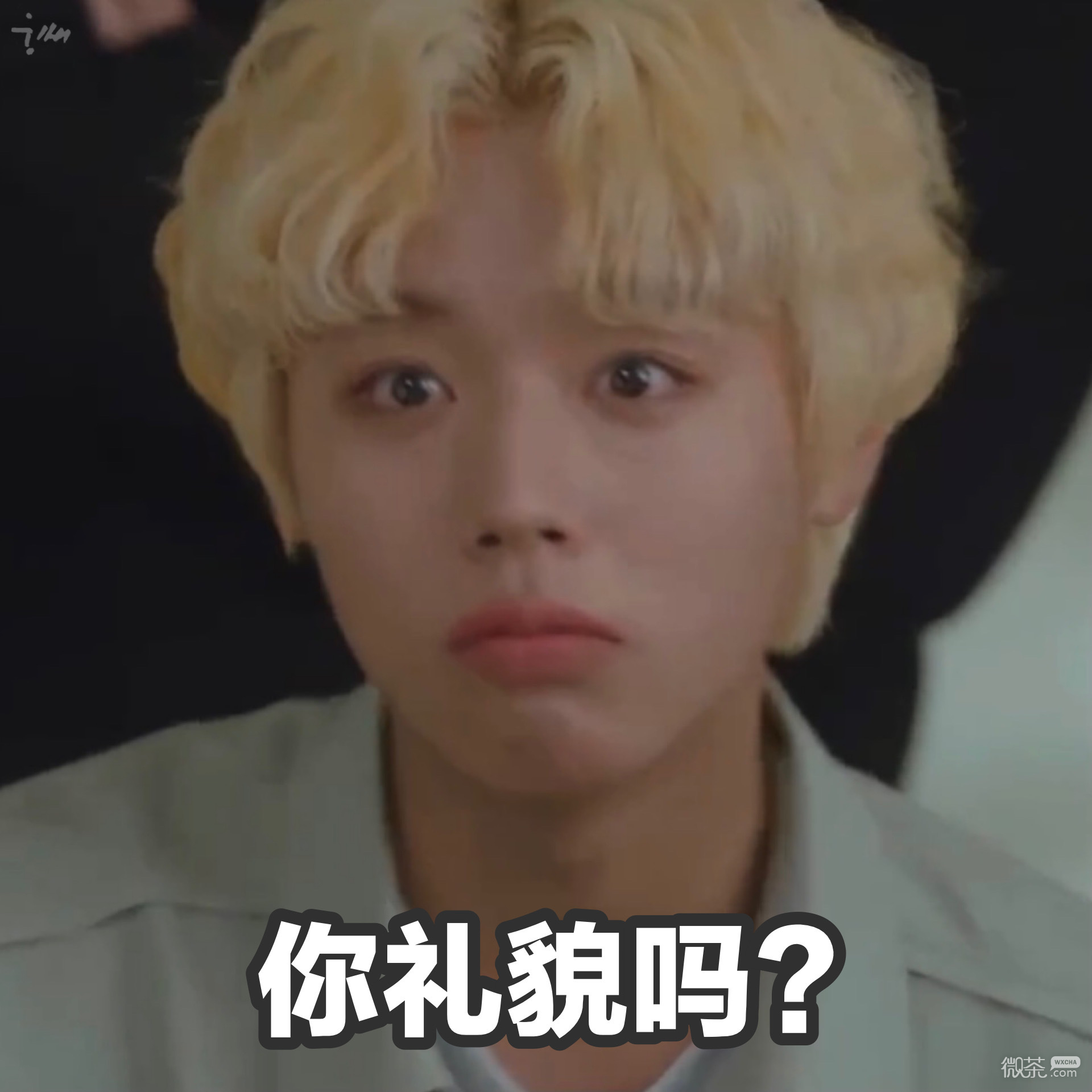 朴志训可爱微信表情包