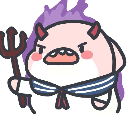 卡通小鲨鱼情侣微信头像