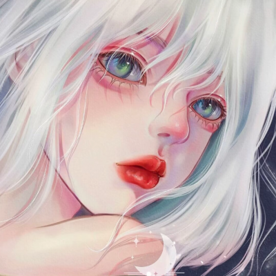 伤感丧系二次元女头