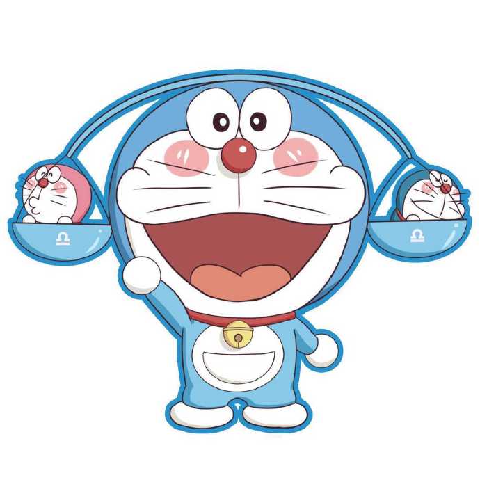 12星座的哆啦A梦蓝胖子可爱头像