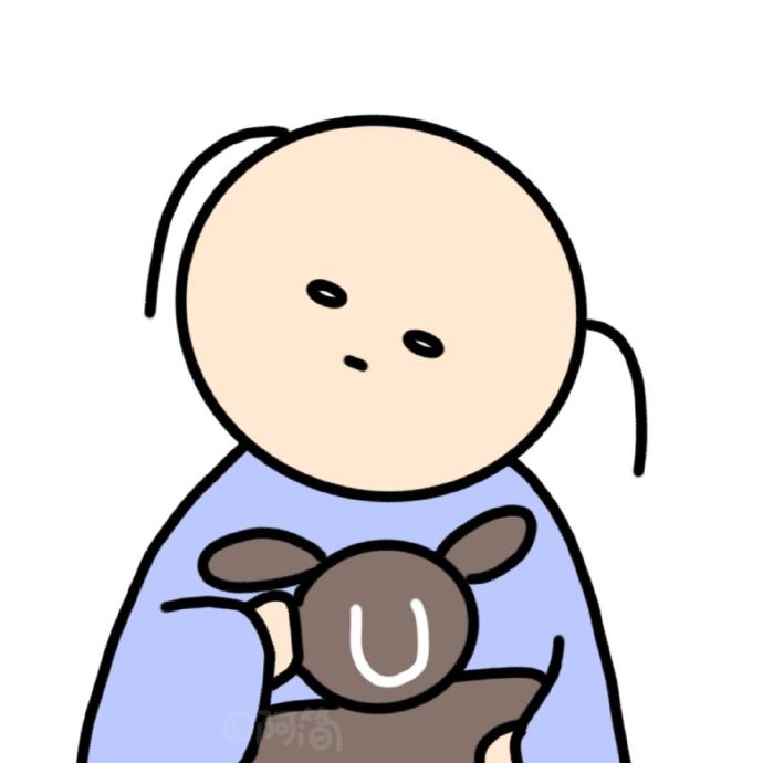 搞怪手绘字母微信头像