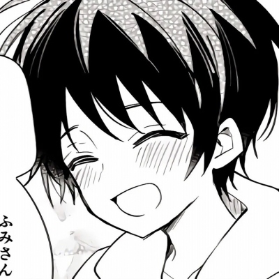 伤感丧系的黑白动漫男生头像