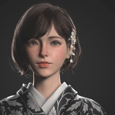 高清二次元唯美手绘女生头像