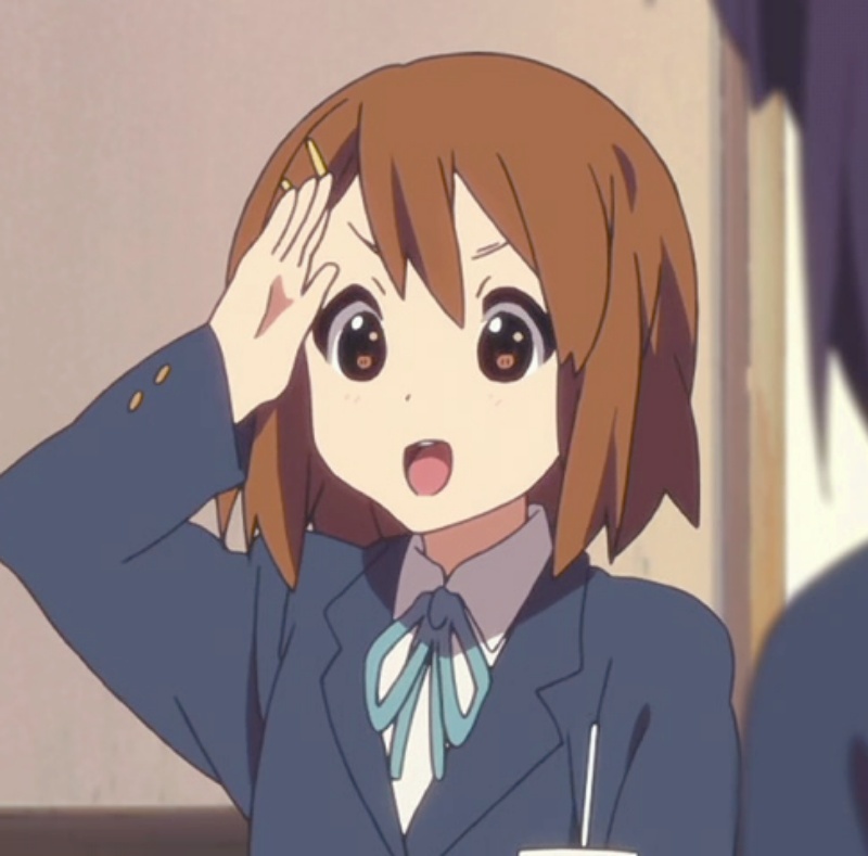 《轻音少女》平泽唯可爱微信头像