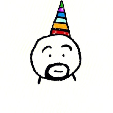 沙雕手绘简约大叔脸微信头像