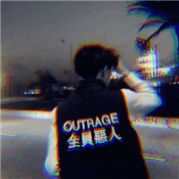 酷炫高冷男生微信头像