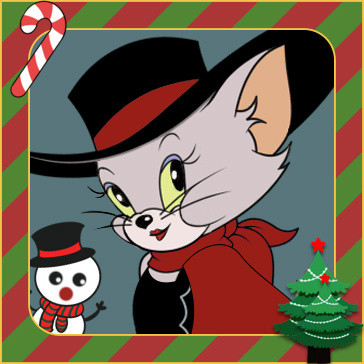 《猫和老鼠》圣诞限定微信头像