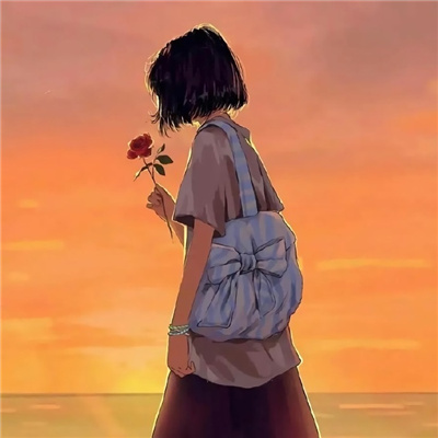 卡通情头超萌一男一女