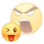 表面的你和内心的你emoji微信表情包