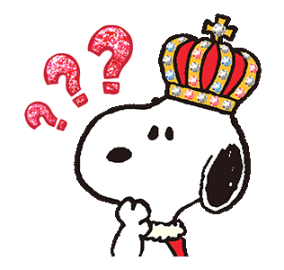 穿着王袍的史努比微信头像