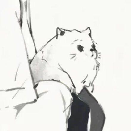 手绘古风情侣微信头像