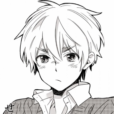 伤感丧系的黑白动漫男生头像