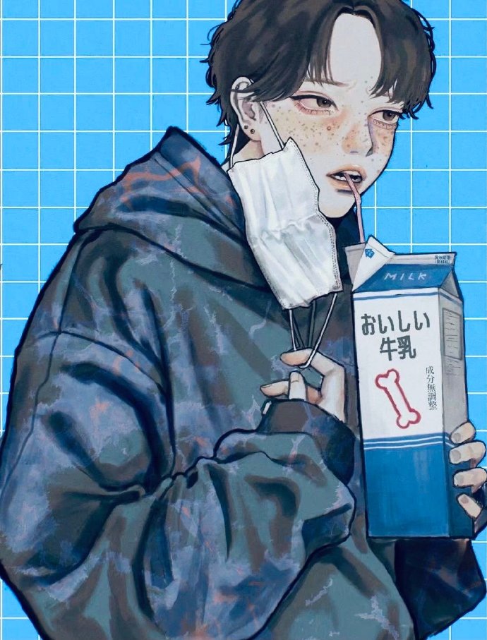 高冷帅气绝美侧颜男生头像