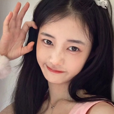 甜美可爱少女心粉色系女生微信头像