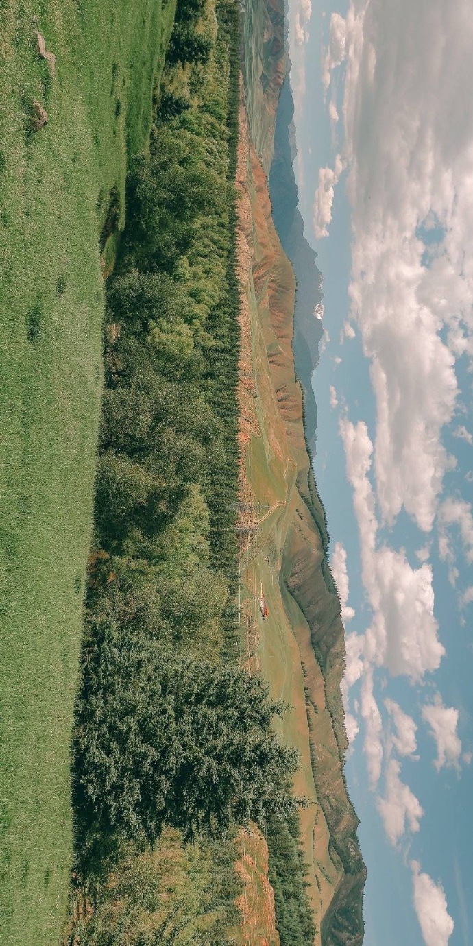 森系唯美意境微信聊天背景图