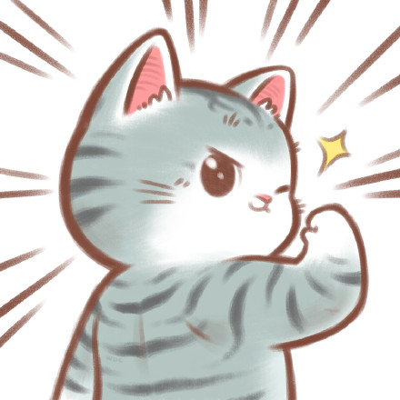 超棒的卡通猫猫微信头像