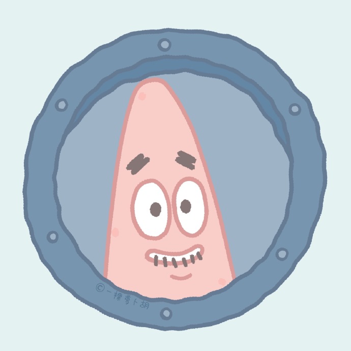 海绵宝宝x派大星手绘卡通微信头像